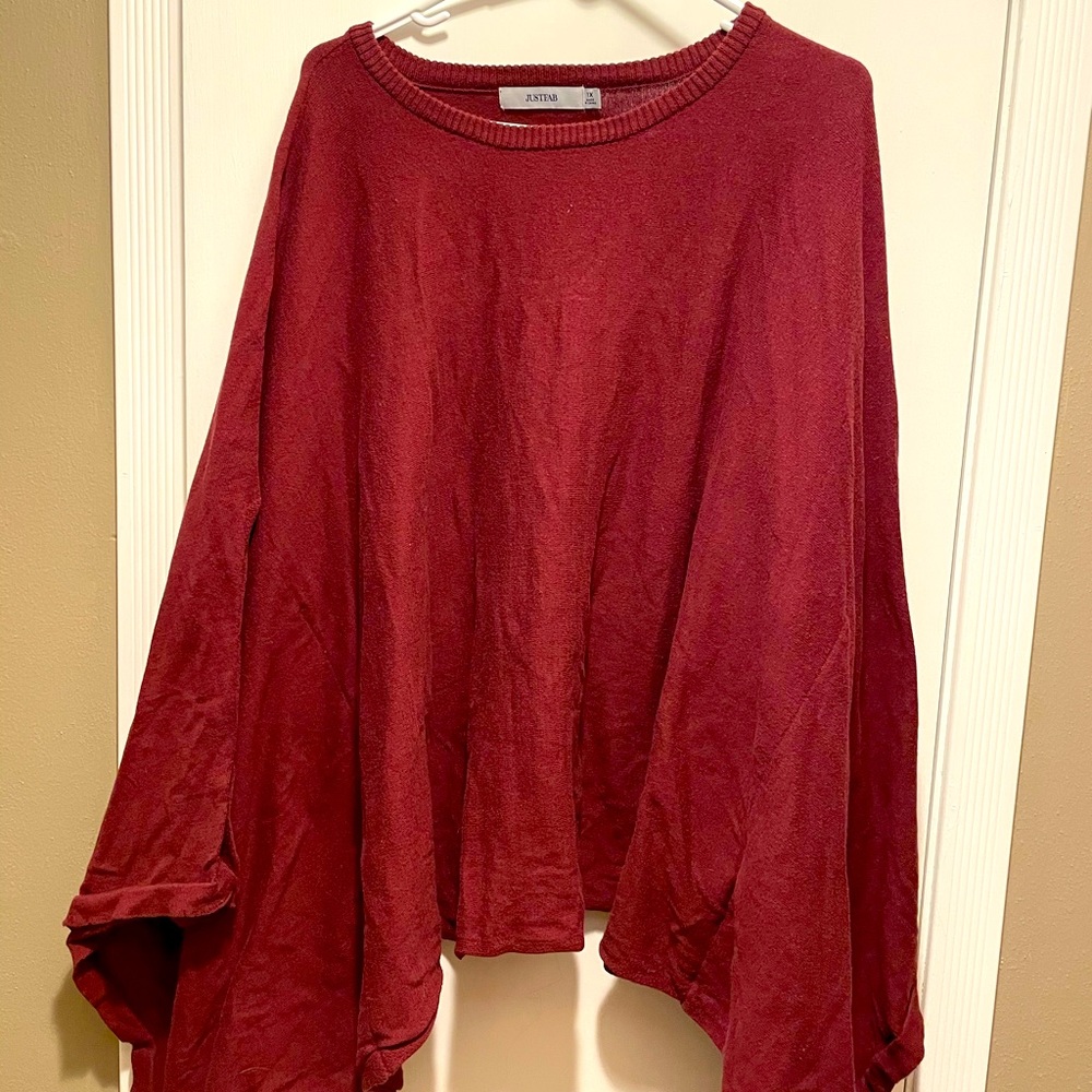 JustFab Dolman 3/4 sleeve sweater